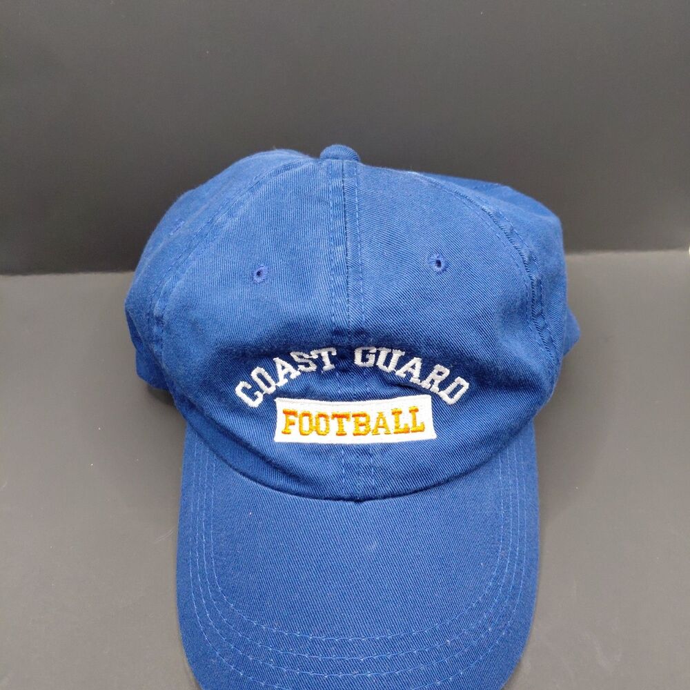 Coast Guard Football Blue Cap Hat Adjustable